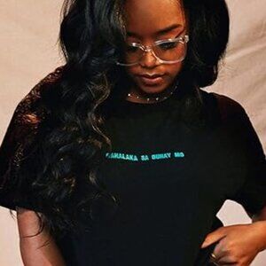 H.E.R. x The Drop Women's Black Bahalaka Sa Buhay Mo Oversized T-Shirt L